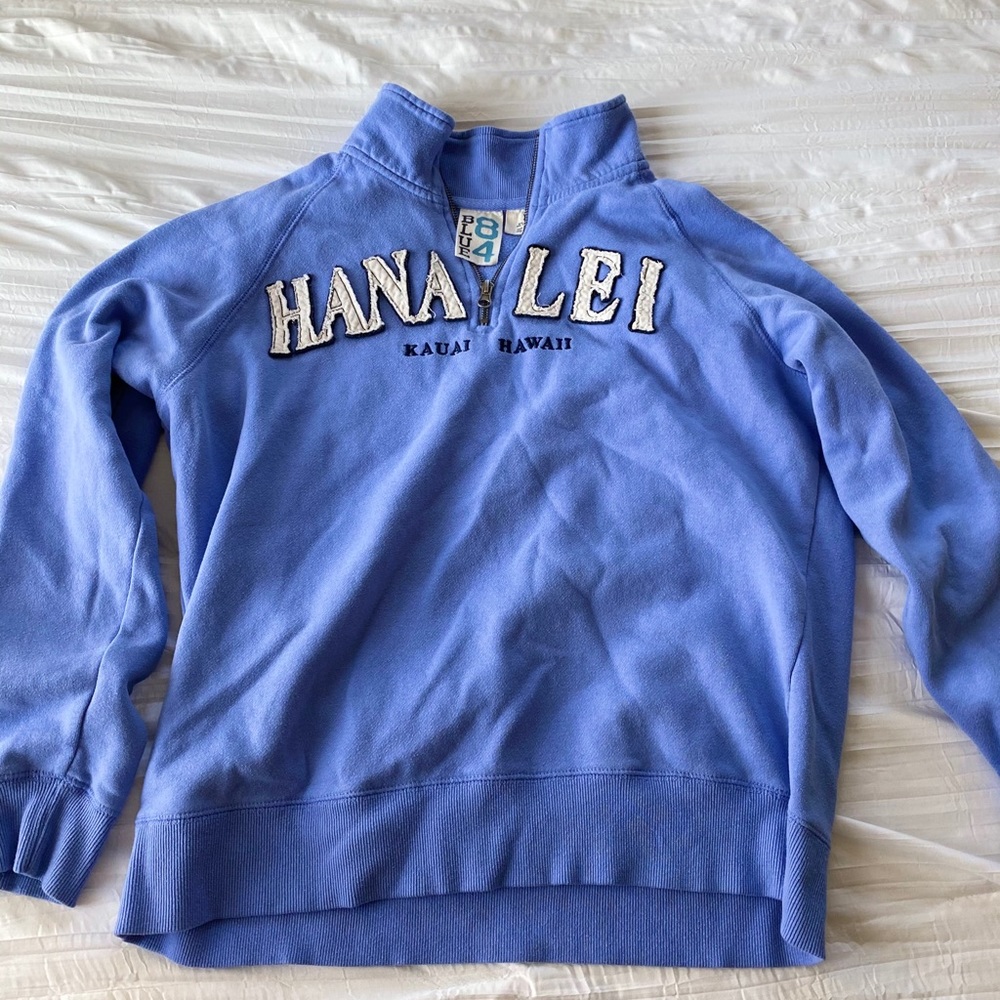 violet quarter zip hoodie